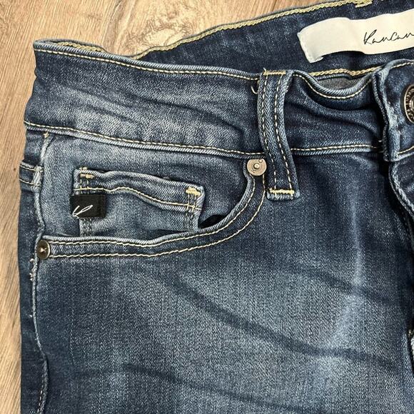KanCan Skinny Fit Jeans Dark Wash Size 5 / 26. KC 7085DH Cut 37789 (1046) - Picture 5 of 8